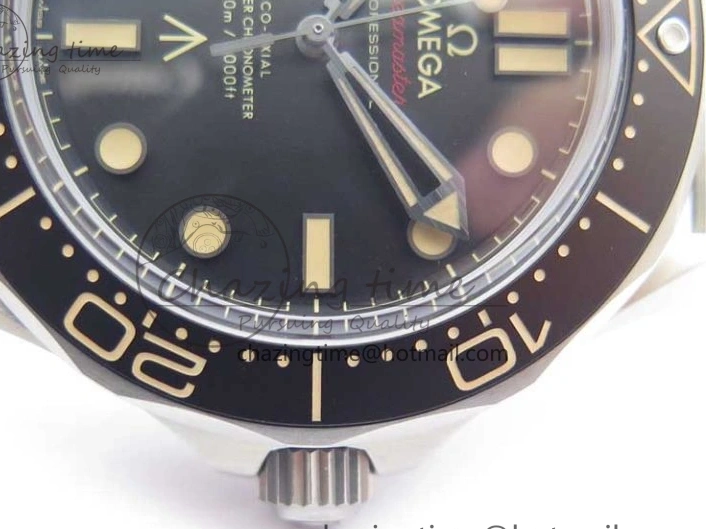 0215 Seamaster 300 “No Time to Die” Limited Edition ORF 1:1 Best Edition on SS Mesh Bracelet A8806 (Free Nato Strap) Durable 7866